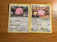 Karty pokemon oryginalne zestaw starsze Chansey