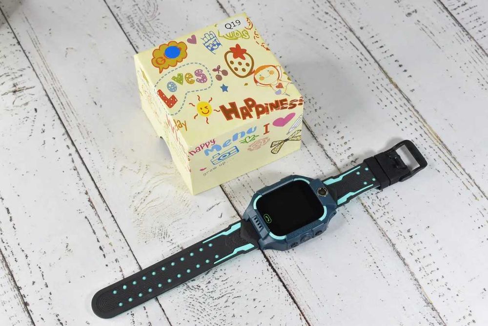 Дитячий Смарт Годинник Baby watch q19 gps трекер Зелений