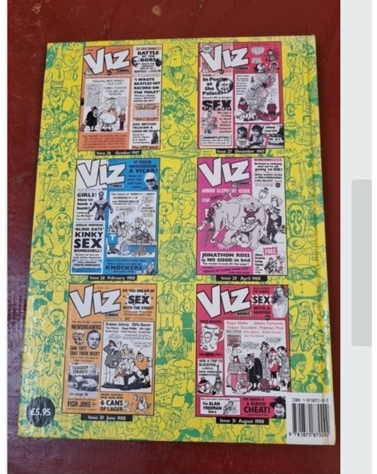 Книга Комикс большой жесткий 1989г