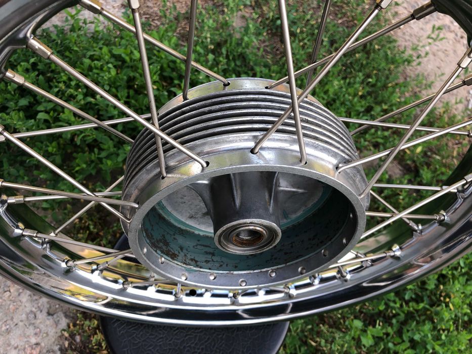 Новое колесо Jawa, Ява 360-250 Старушка