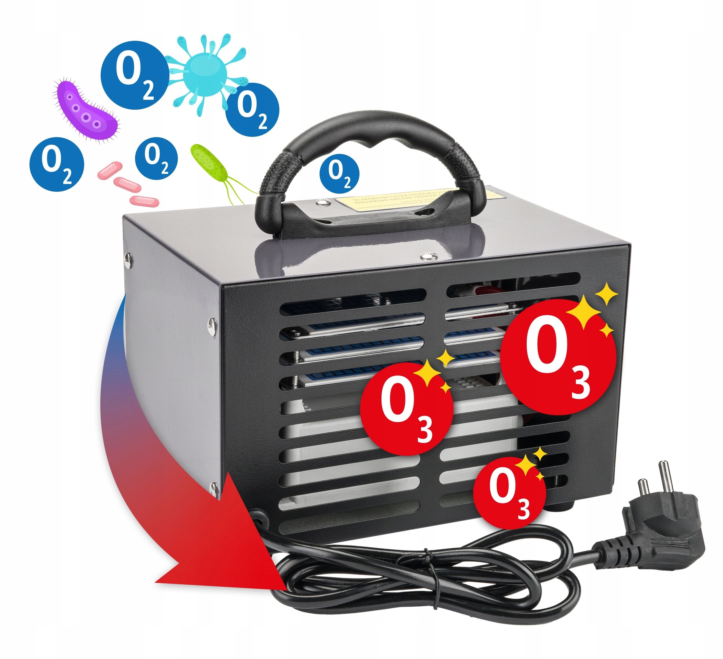 Generator Ozonu Mocny 28 000 Mg/H Ozonator Timer
