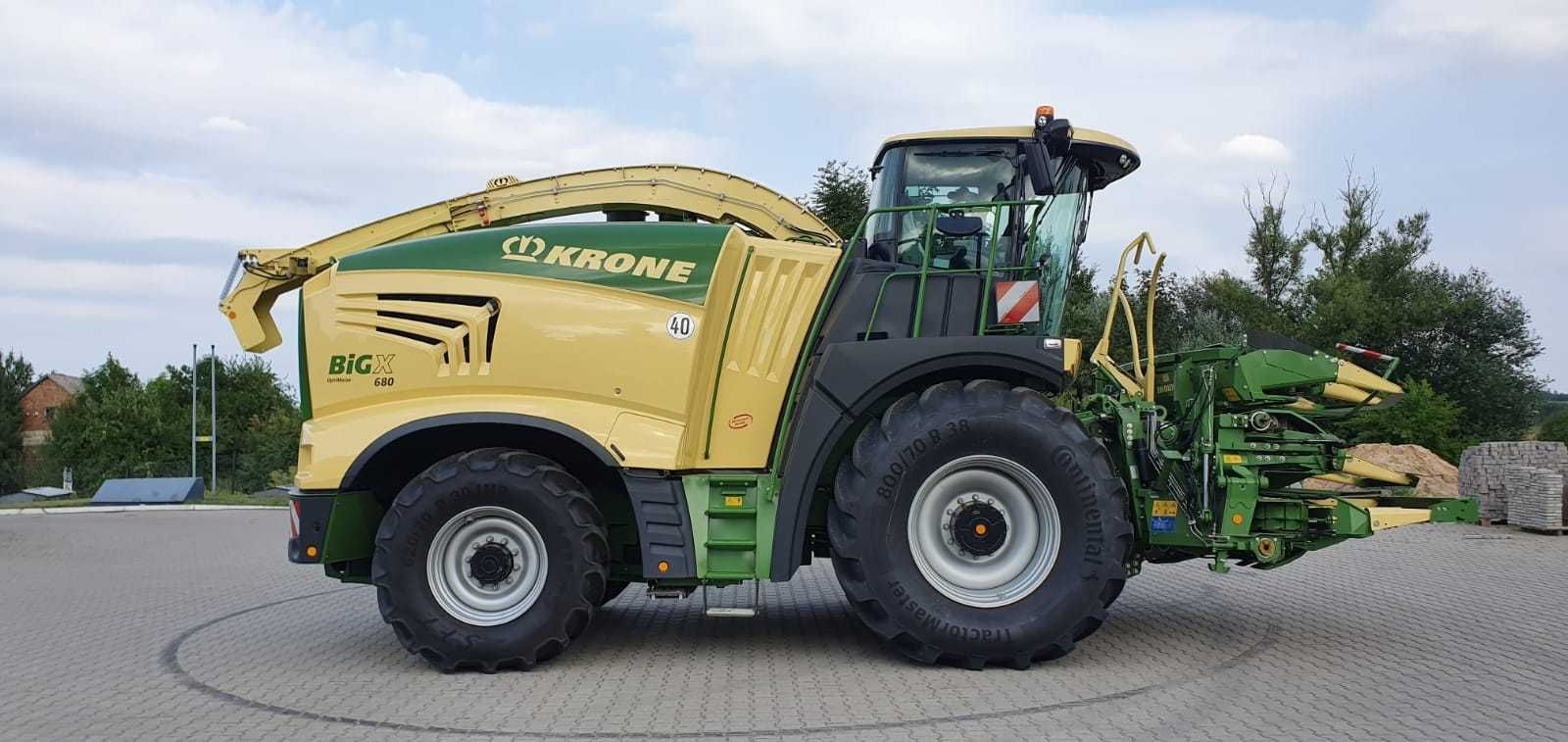 Sieczkarnia KRONE BIG X 680 V8 napęd 4x4 amortyzacja jaguar claas