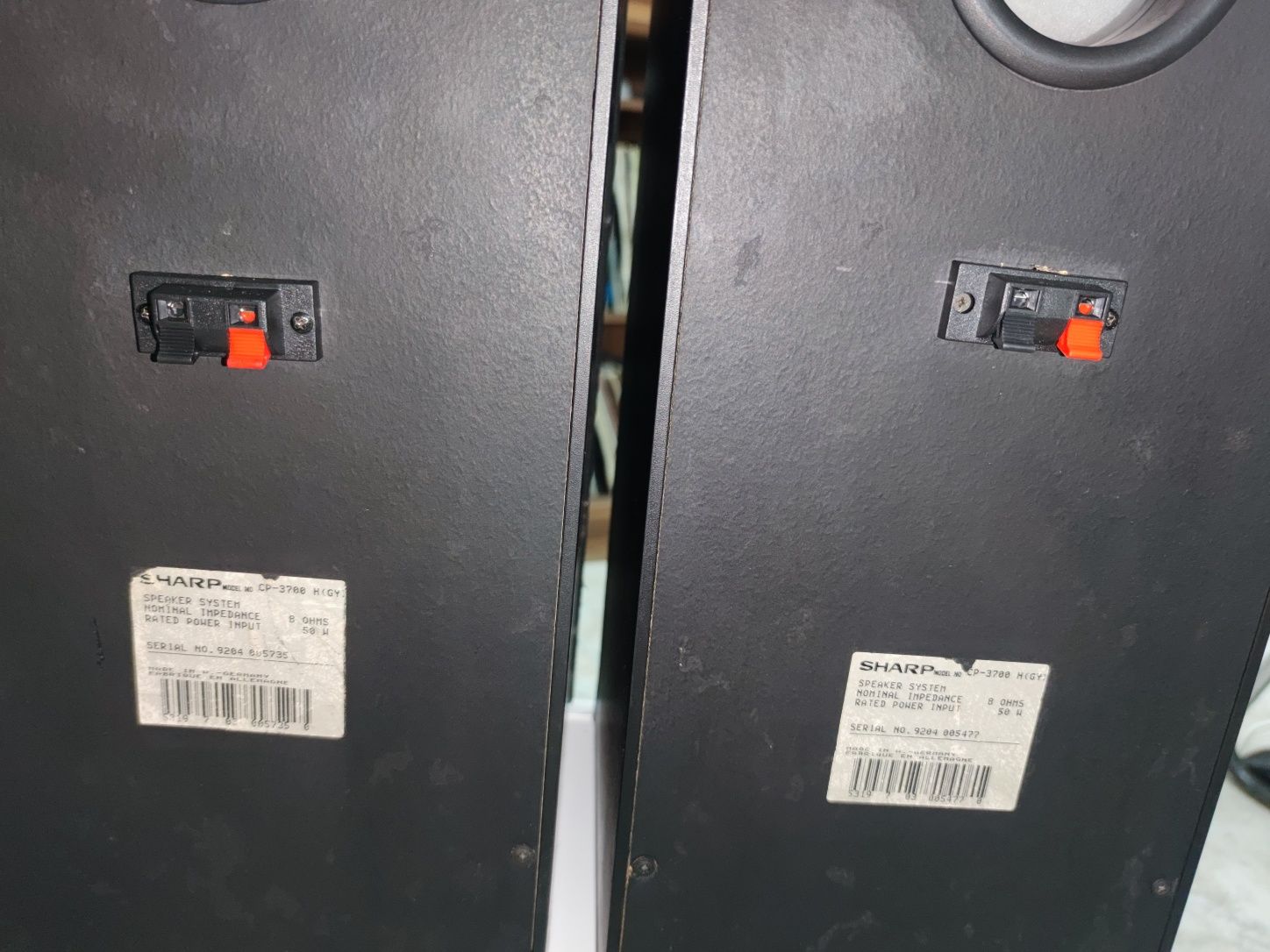 Colunas SHARP CP-3700 muito bom estado 50W