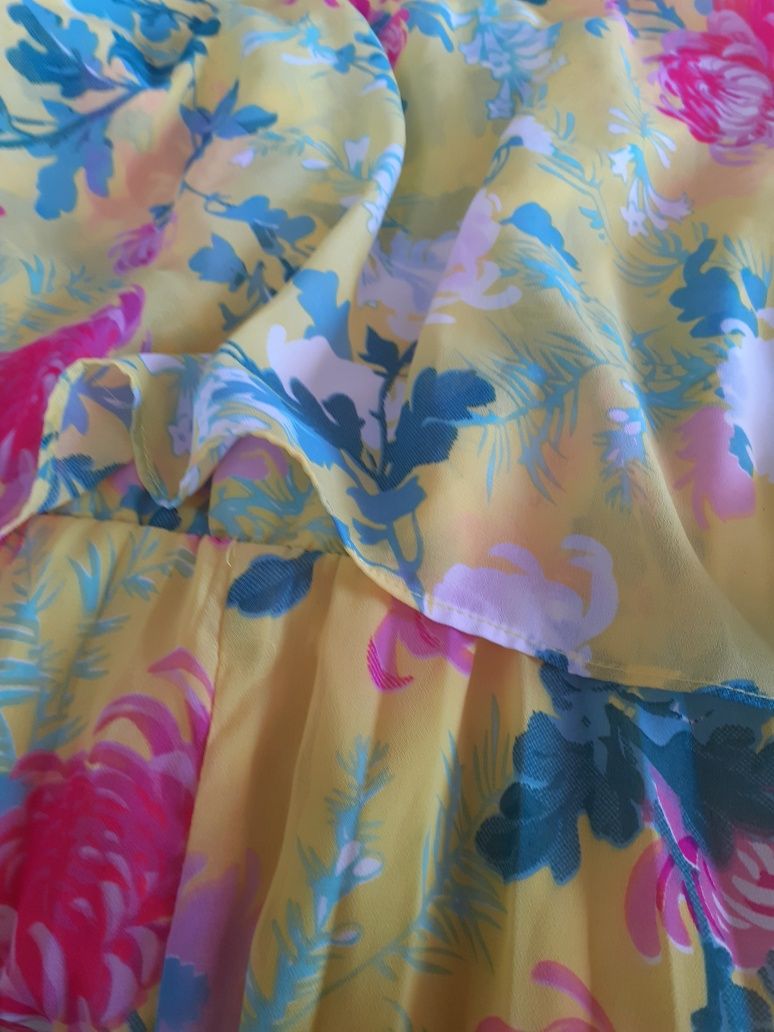 Letnia dluga sukienka 44/46/XXL szybką wysylka olx
