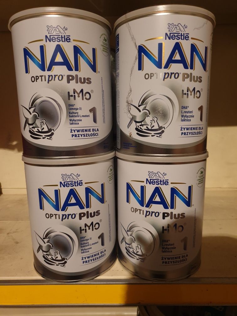 Puszki po mleku Nan 800g