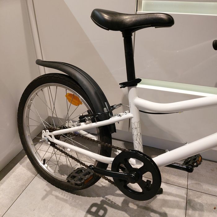 Rower Decathlon rower Riverside 20 calowy biały