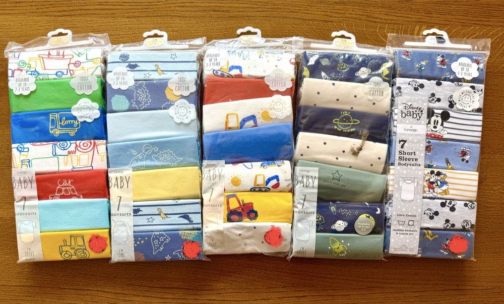 68 cm Body i Pajace dla Chłopca i dziewczynki, 3- 6 KILKA zdjęć GEORGE