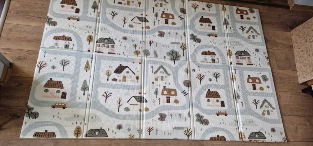 2w1 Zestaw XXL Mocna XXL Mata Edukacyjna Piankowa + GRATIS Puzzle Mata