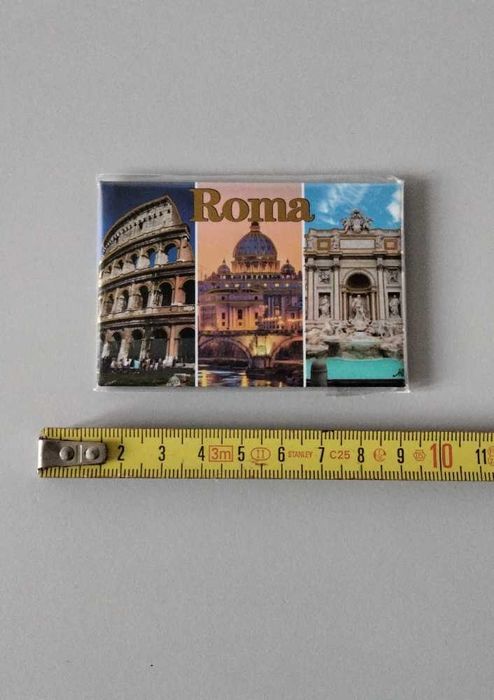 Nowy magnes na lodówkę z Rzymu, Roma, Koloseum, Watykan, w folii