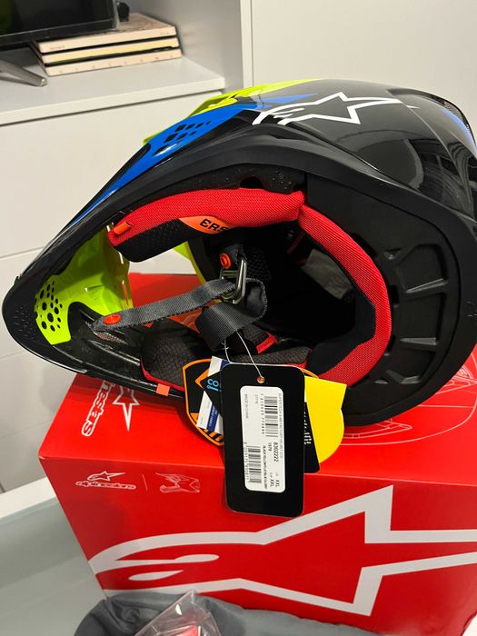 Kask Alpinestars SM8 Supertech Factory Black MX(cross,quad,enduro,mtb)