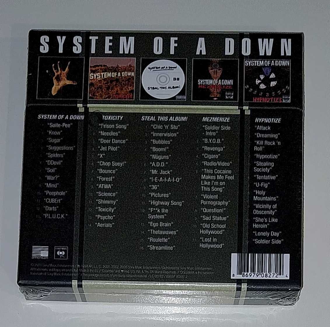 System of a Down - 5CD BOX SET nowe w folii