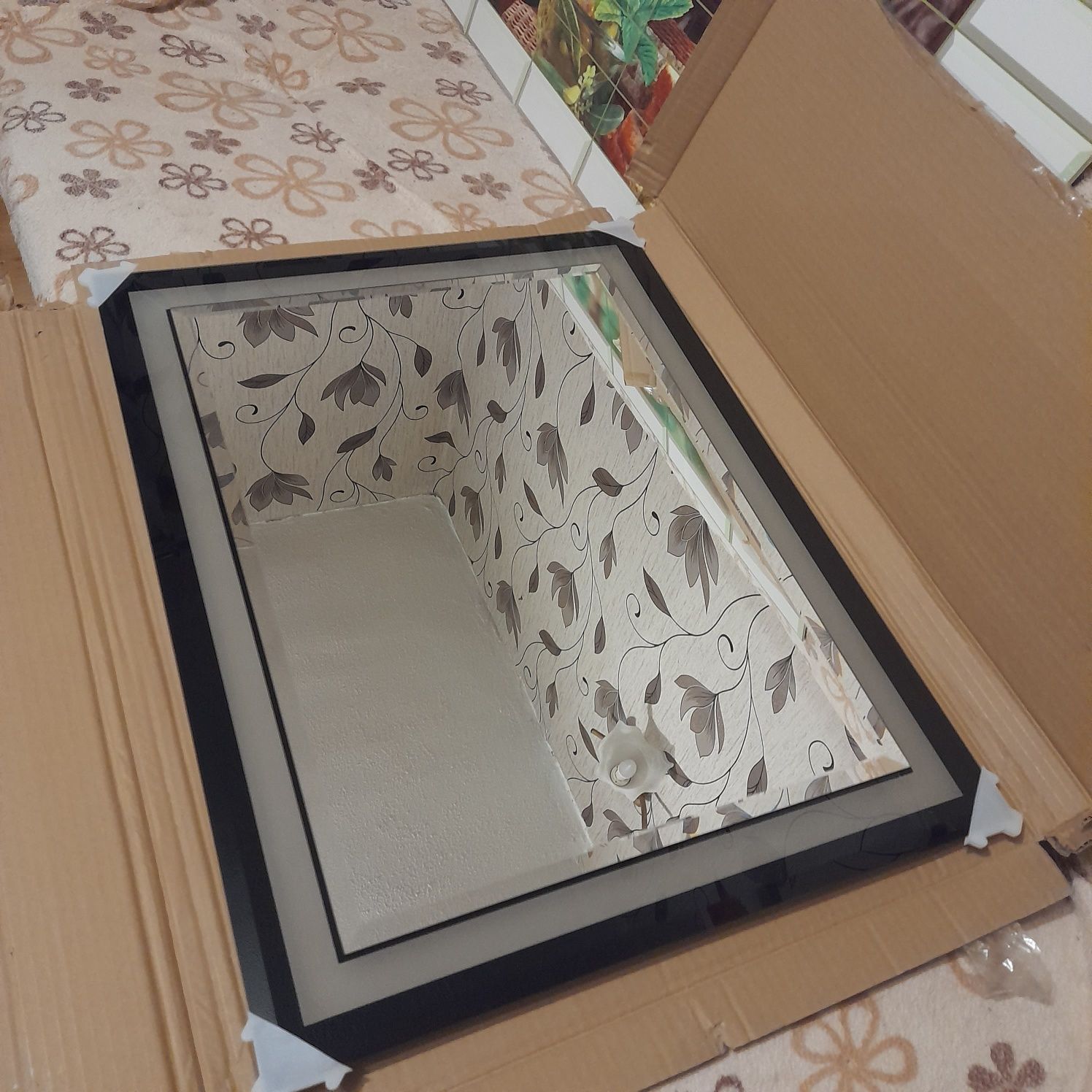 Lustro łazienkowe z podświetleniem .Nowe.50x65