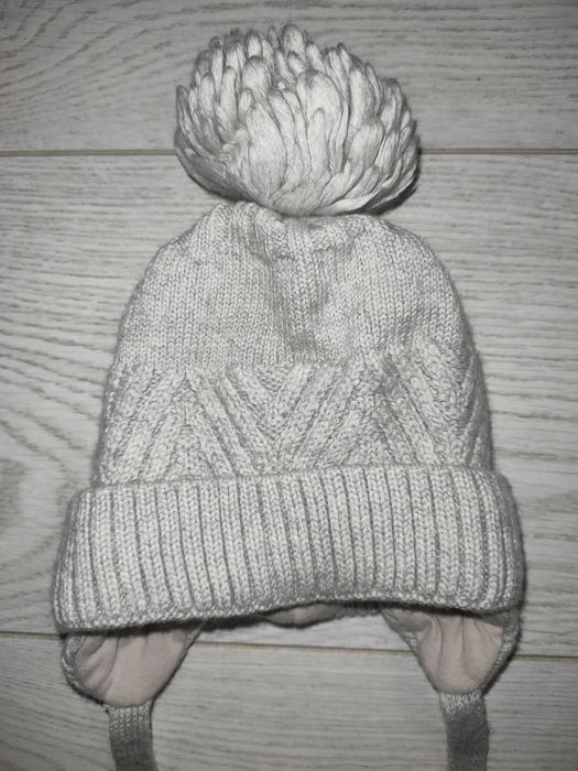 Шапка дитяча на зав'язках зимова