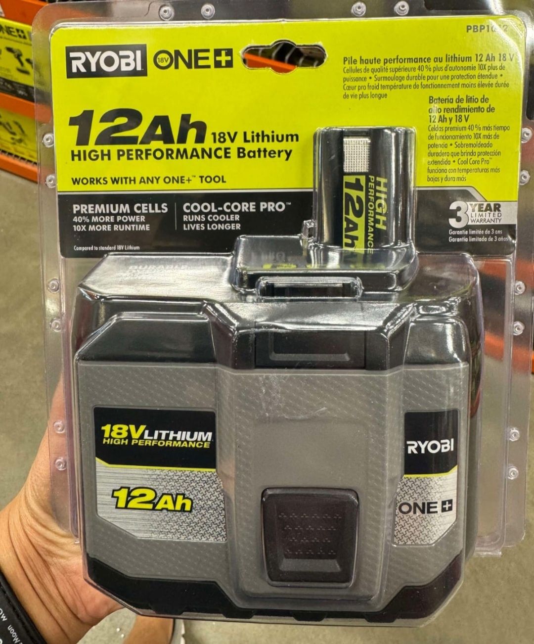 Akumulator Ryobi 12Ah 18V 21700