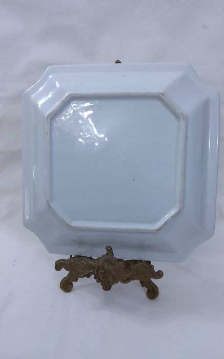 Prato com Brazao , de porcelana Chinesa