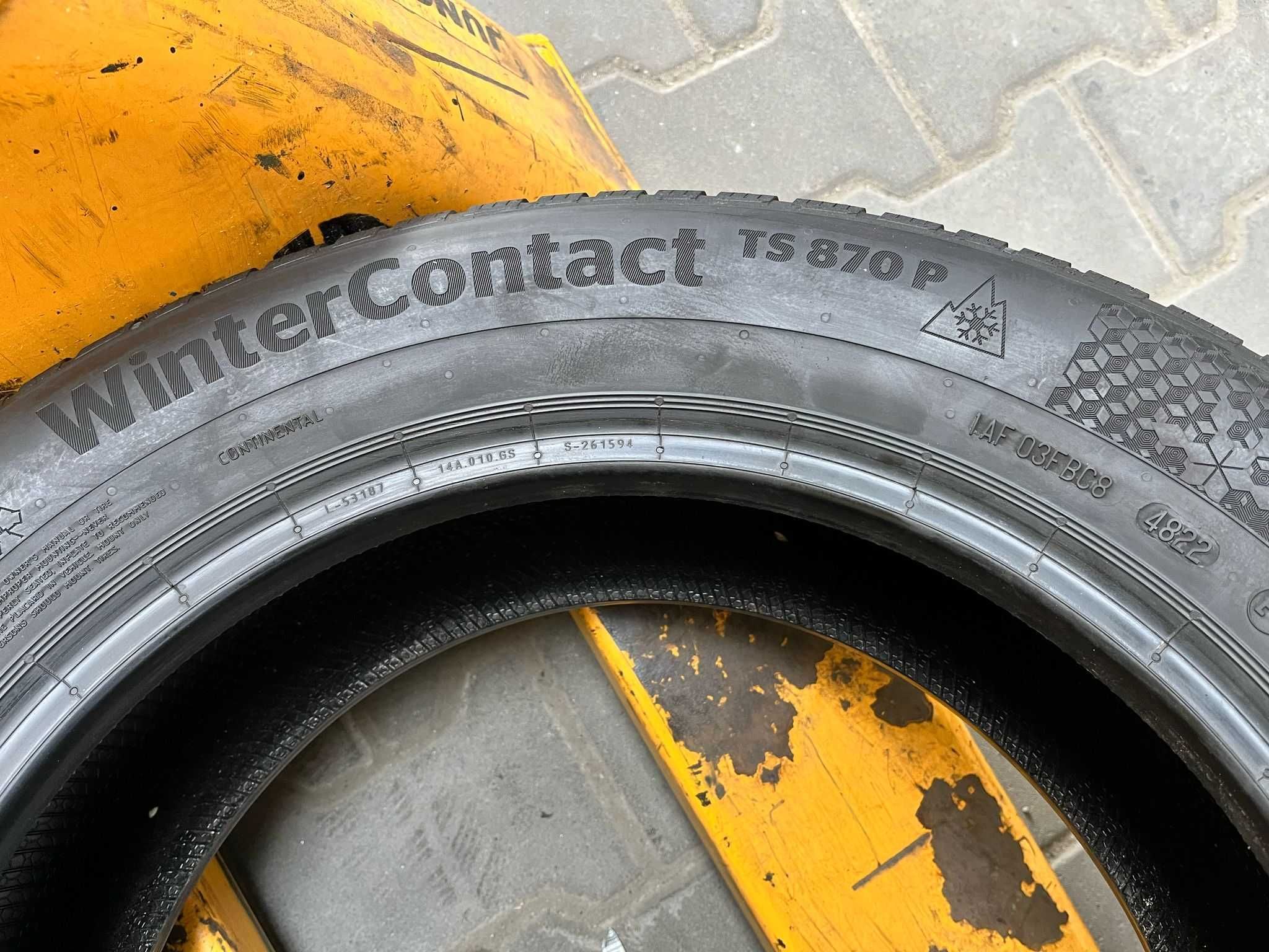 Opony zimowe 2x Continental TS870P 205/60 16 92H DOT22 8mm #3558