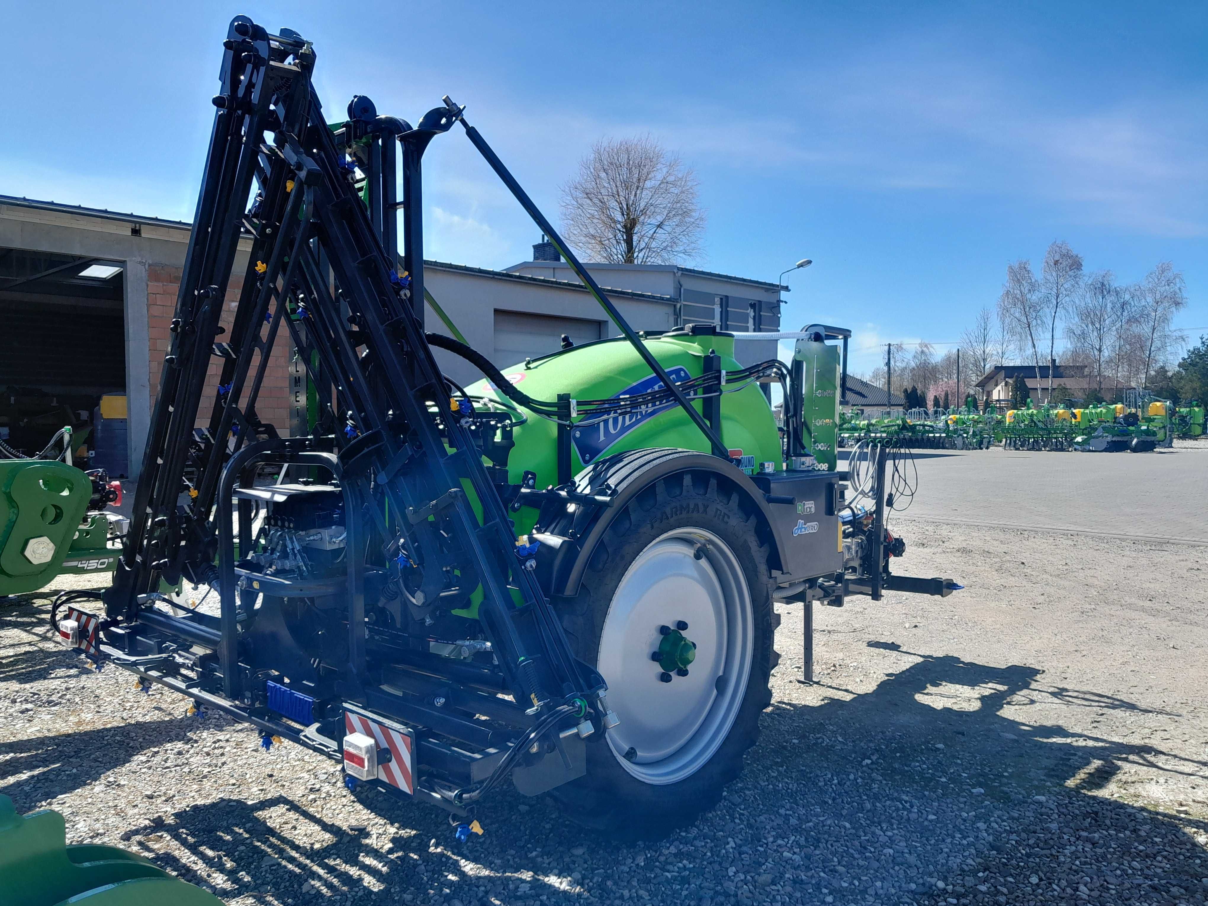 Opryskiwacz Bruno X 1500 l 15 m lance Tolmet własna hydraulika od ręki