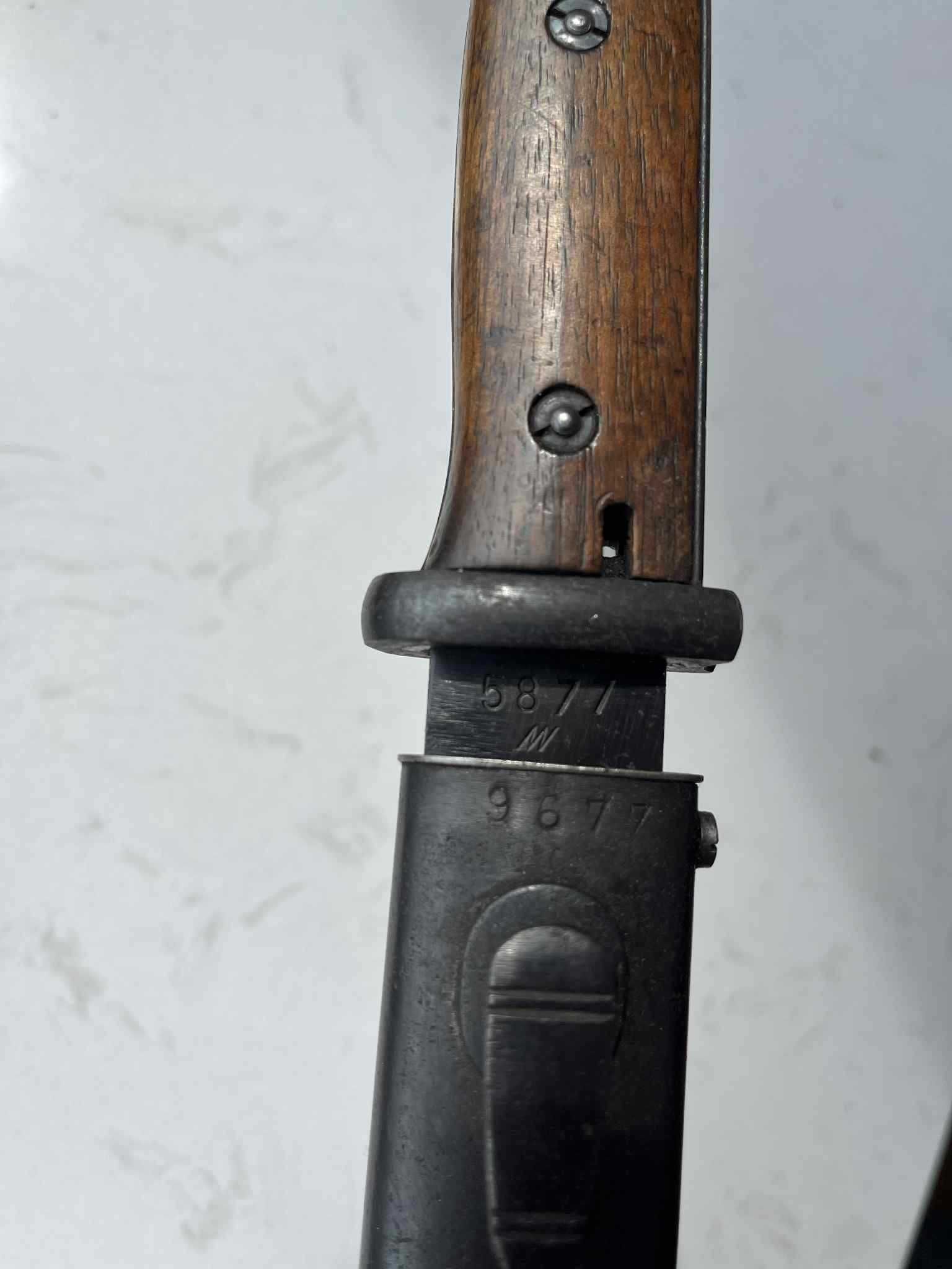 Bagnet niemiecki S84 98 42cvl Wehrmacht 2 WŚ