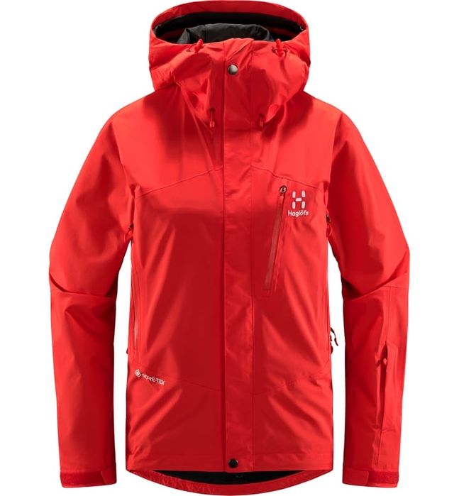 (Розмір S) Haglofs Astral GTX Жіноча Червона мембранна Куртка Gore-Tex
