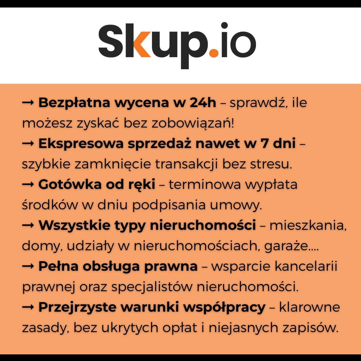 > SKUP.IO Skup Nieruchomości Mieszkań Udziałów |CAŁA POLSKA| Pomagamy