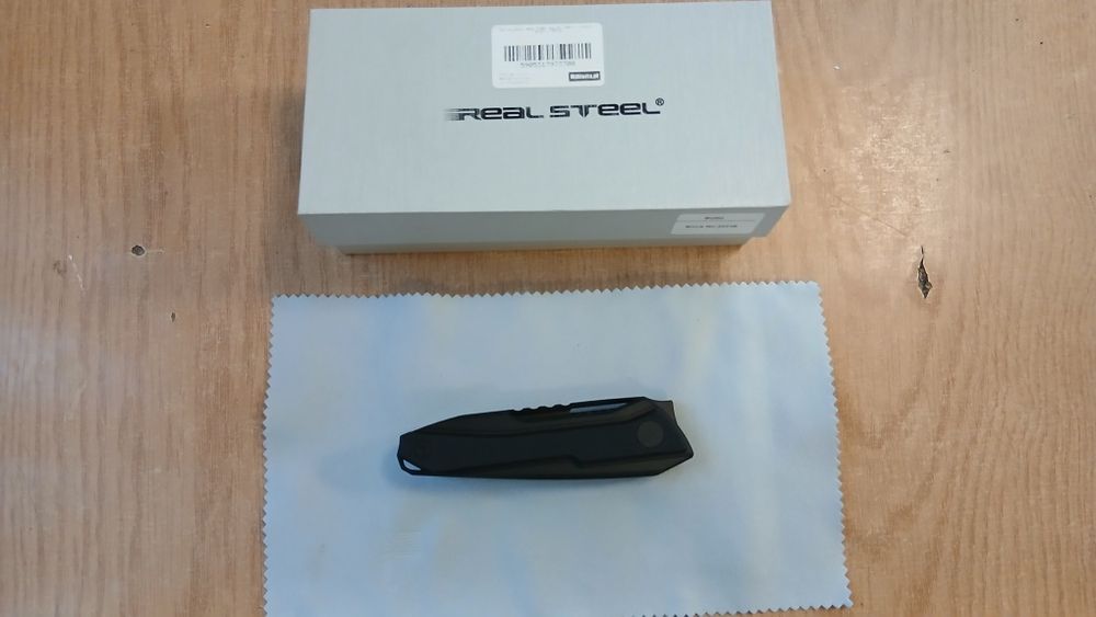Nóż składany Real Steel Bullet S35VN Titanium Black