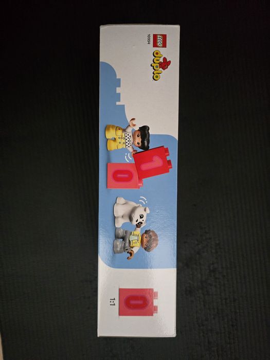 Lego duplo klocki pociag z cyferkami nauka liczenia 10954