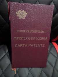 Carta Patente , Ministério da Guerra