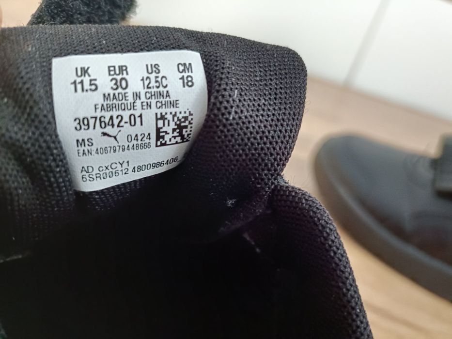 Buty PUMA r.30 18cm jak nowe Oryginalne