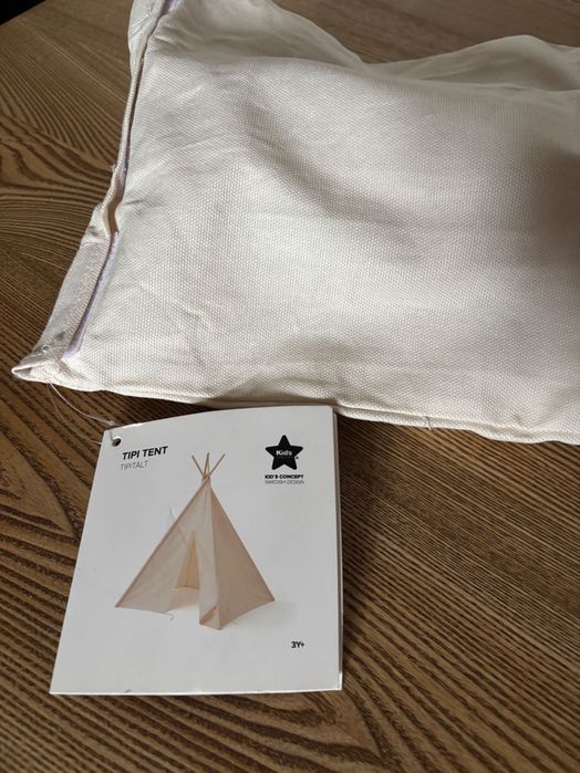 Kids Concept намет-вігвам / tipi – великий, бежевий