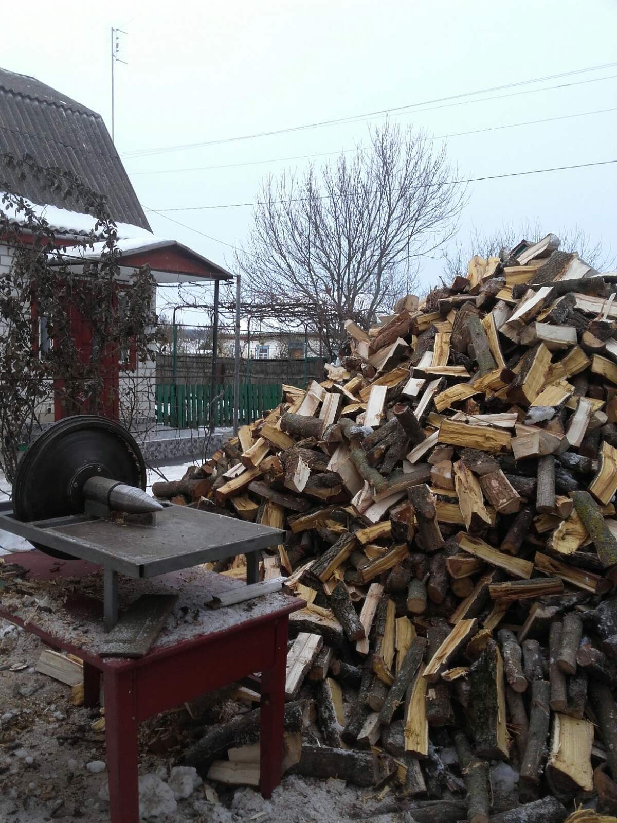 Дровокол, комплект для виготовлення.