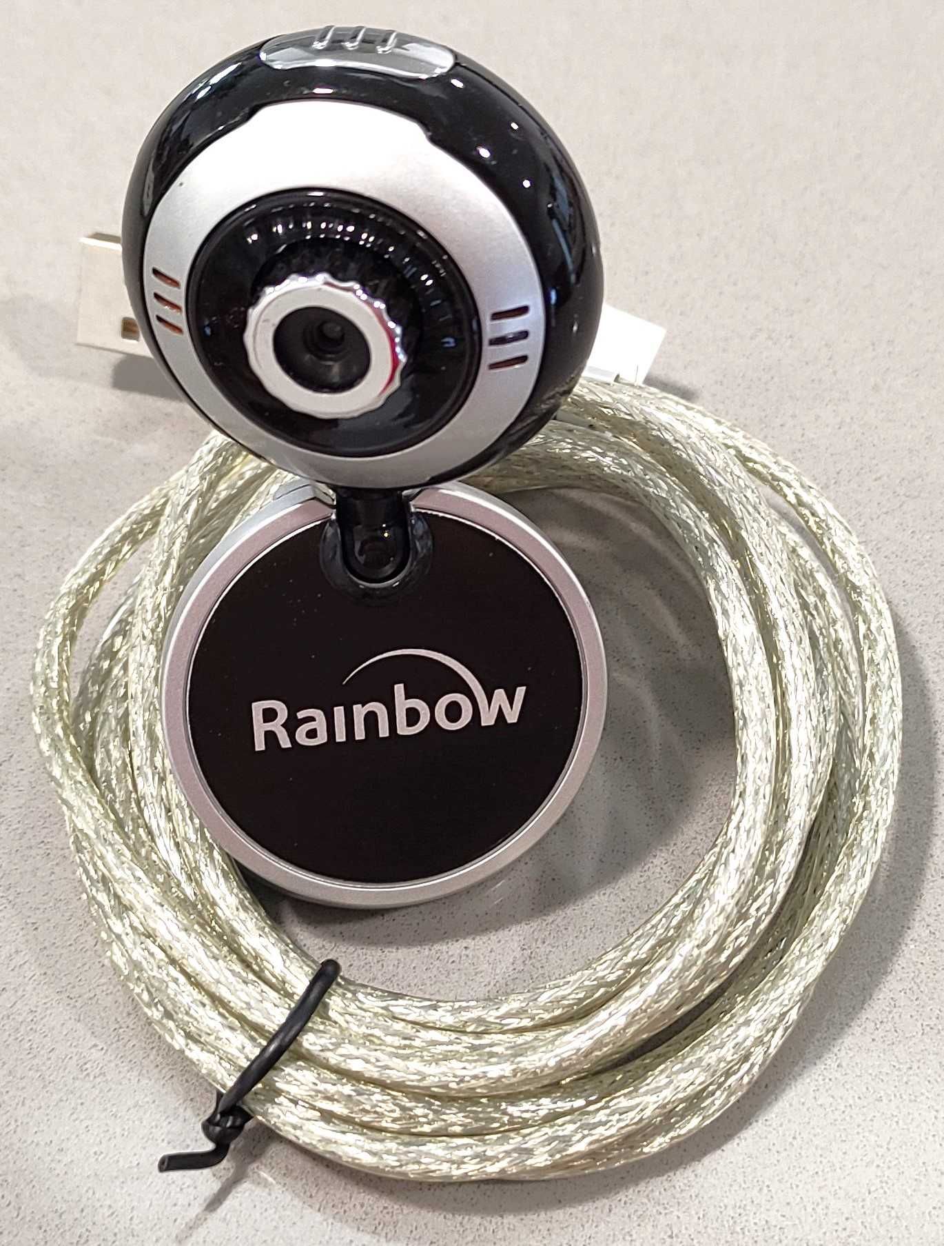 Webcam (Câmara de internet USB) da marca Rainbow com Microfone