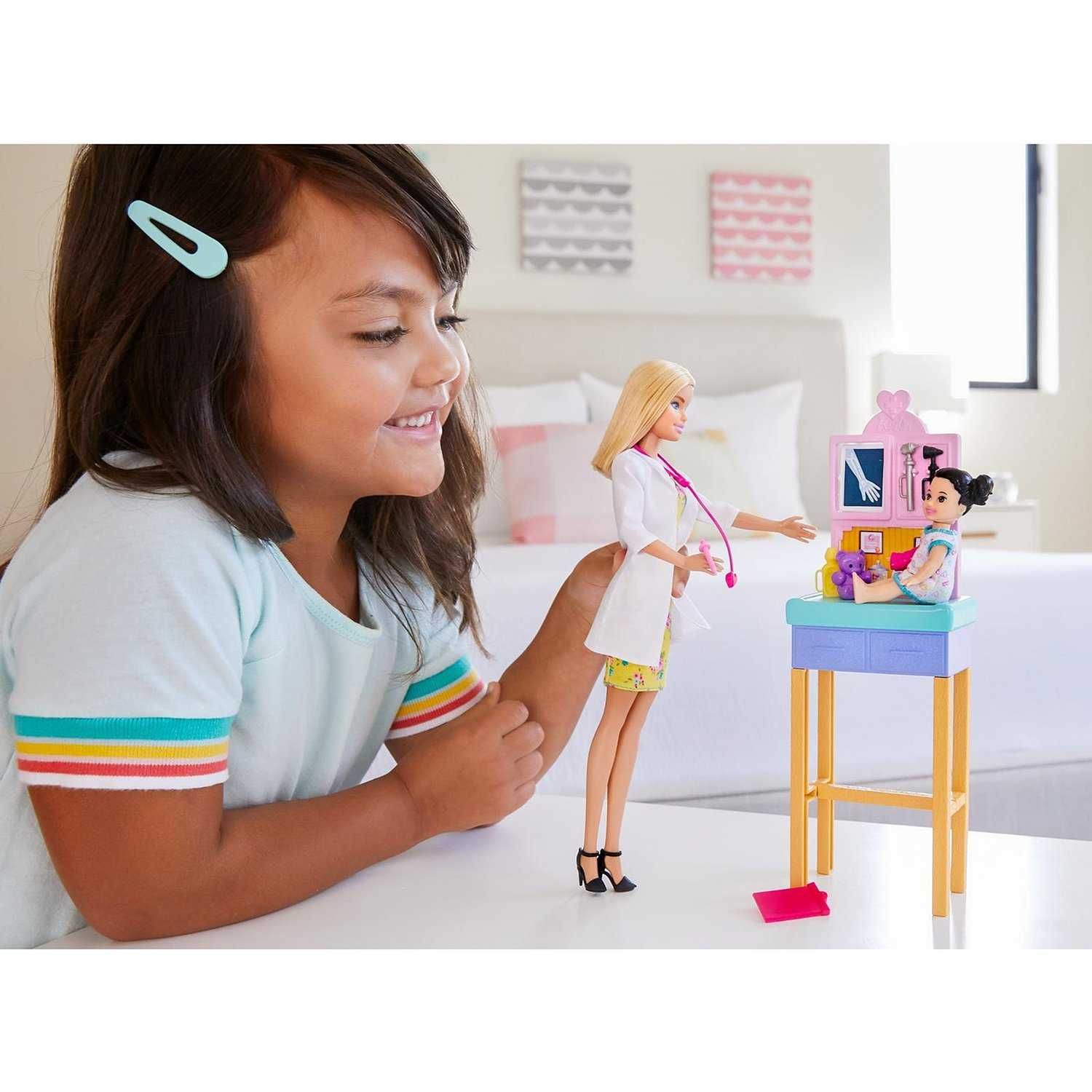 Кукла Барби Я могу быть Педиатр блондинка Детский доктор врач Barbie
