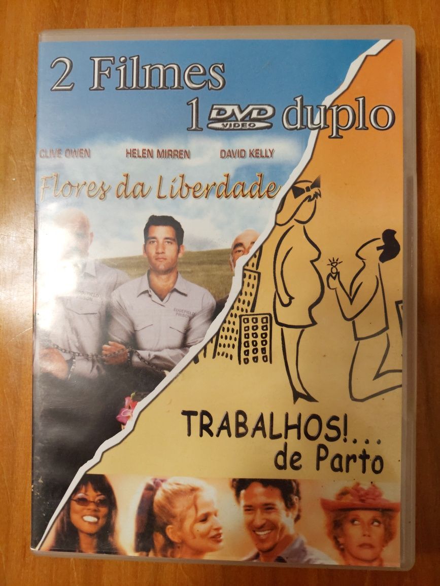 Dvd - flores da liberdade & trabalhos de parto