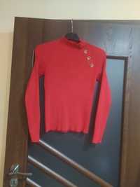 Półgolf golf elastyczny sweter 36 S