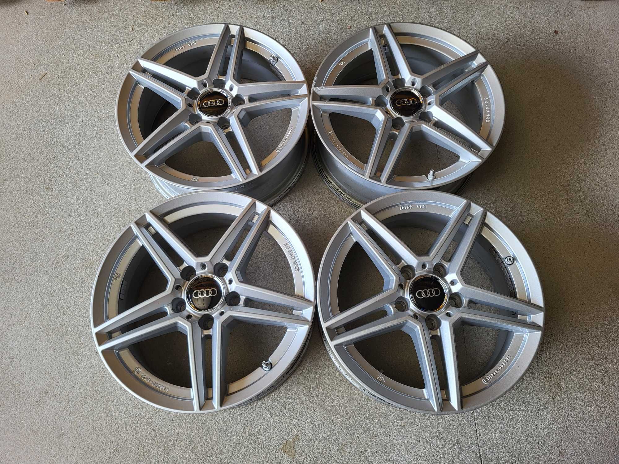 [841] Felgi aluminiowe 16 Cali 5x112 6,5J ET38 KOZAK Audi + CZUJNIKI