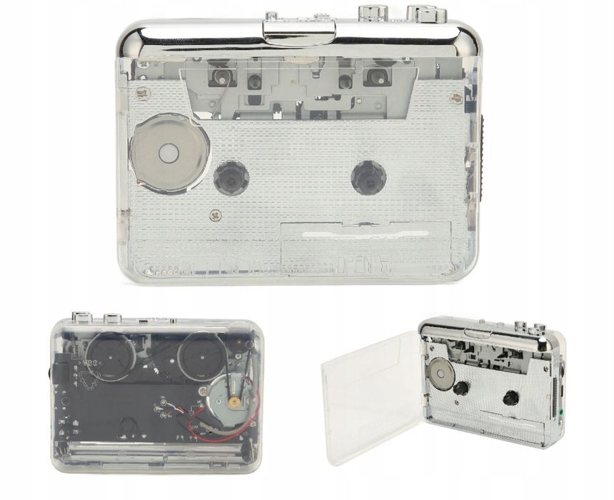 Odtwarzacz kasetowy WALKMAN Konwerter USB Mmagnetofon MP3 Przenośny