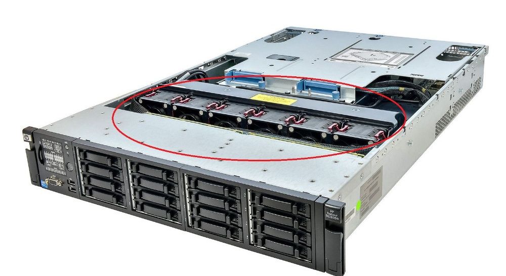 Кулер вентилятор для серверов HP ProLiant DL380 G6 G7  496066-001