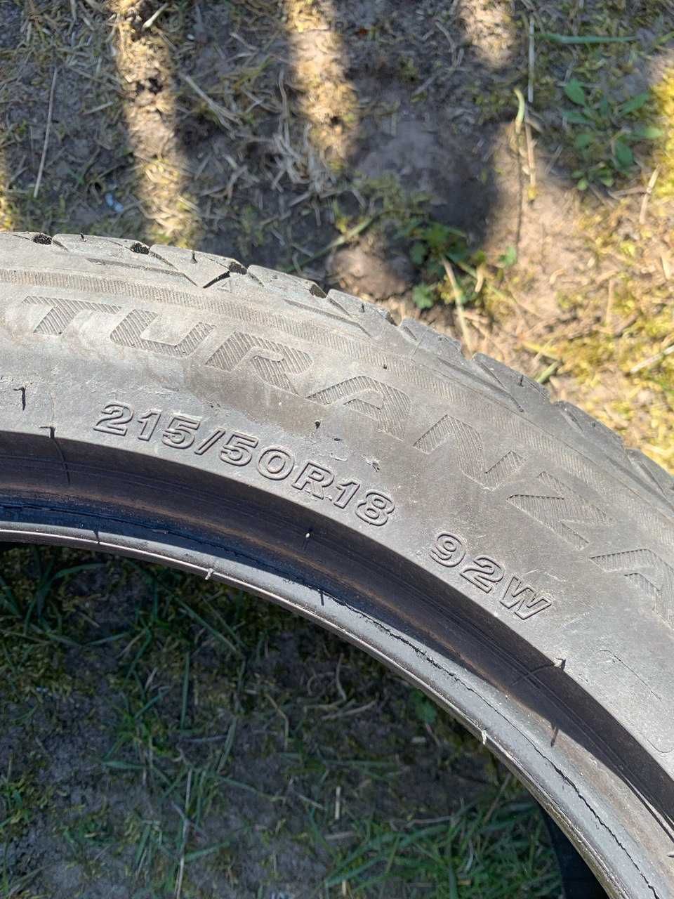Продам летнюю резину 215/50/R18 Falken и Bridgestone б/у