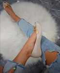 Beleriny meliski open toe gumowe rozmiar 38 damskie