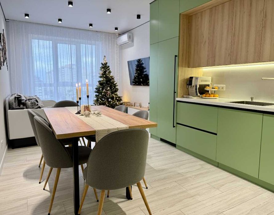 Трикімнатна квартира з якісним ремонтом у ЖК Гранд Бурже