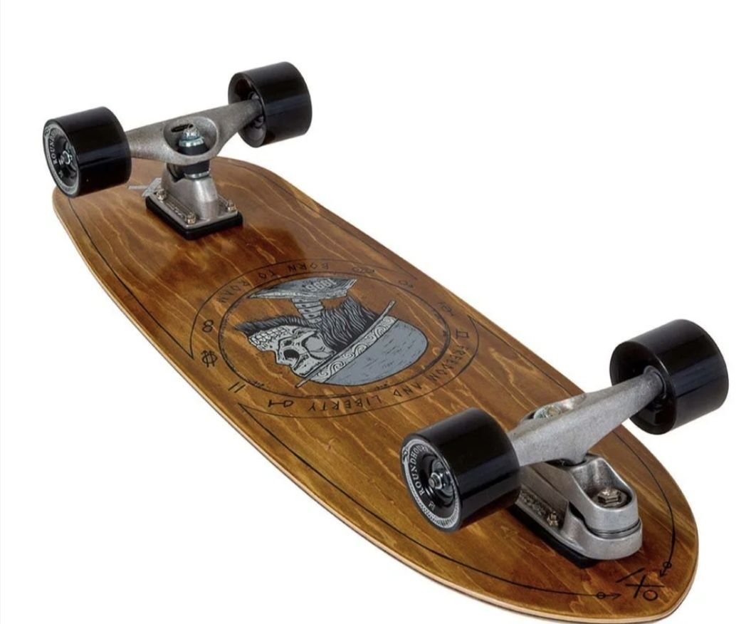 Carver Hobo C7 Surfskate completo 10″ x 32,5″ com textura de madeira
