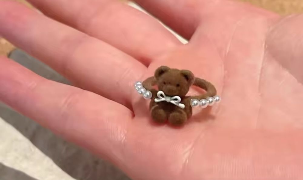 Przepiękne pierścionki z misiami