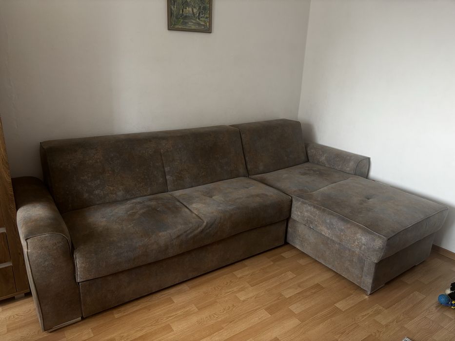 Kanapa narożnik i fotel