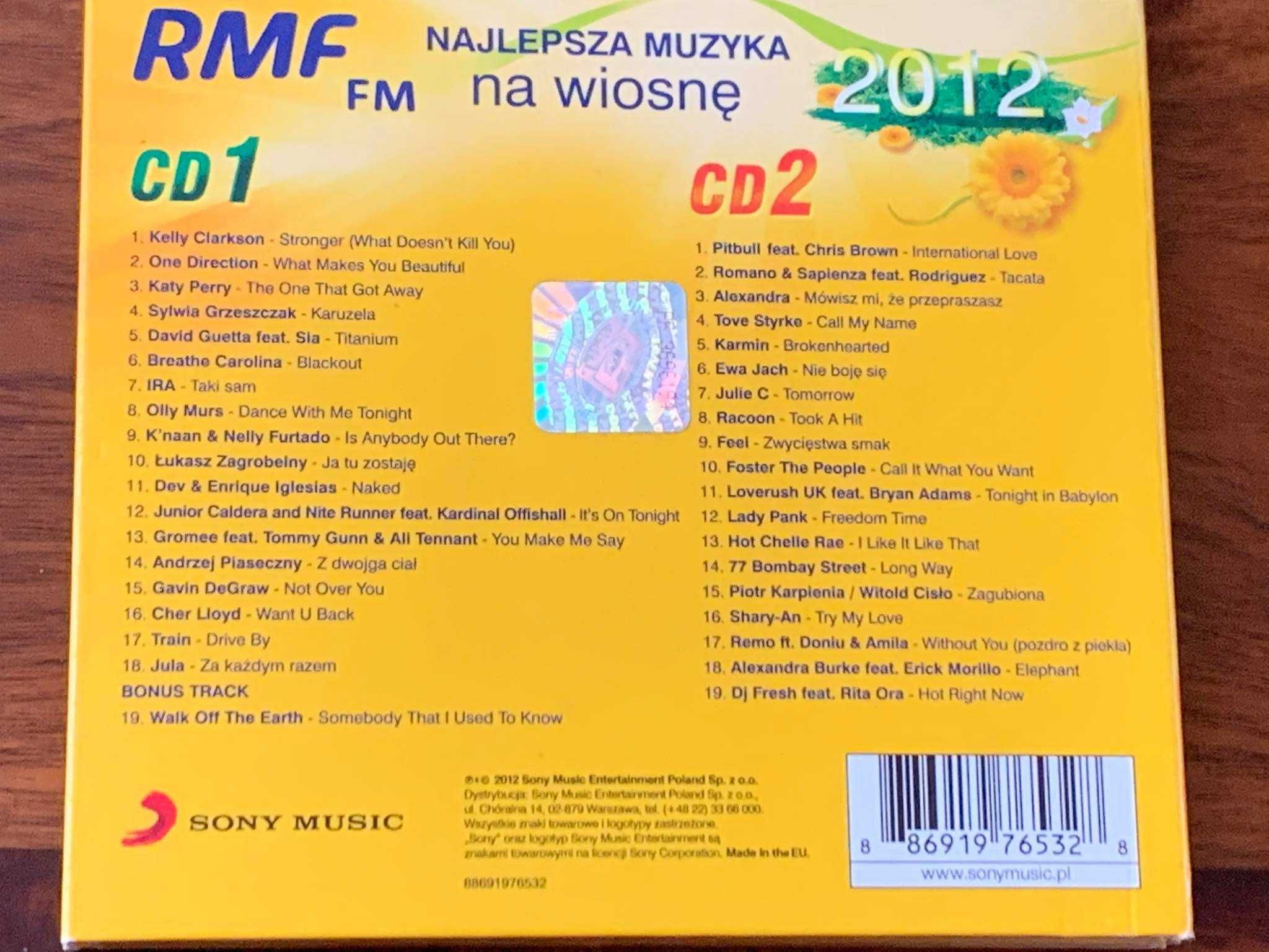 RMF FM - Najlepsza Muzyka na Wiosnę 2012 - 2CD - stan EXTRA!