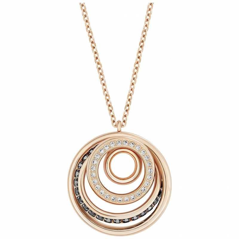 Naszyjnik wisiorek Swarovski Dynamic Medium Pendant Rose gold