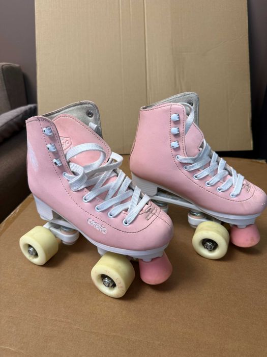 Wrotki OXELO rozmiar 35 różowe