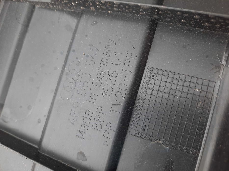 Audi A6 C6 avant pokrywa podłoga bagażnika koła zapasowego