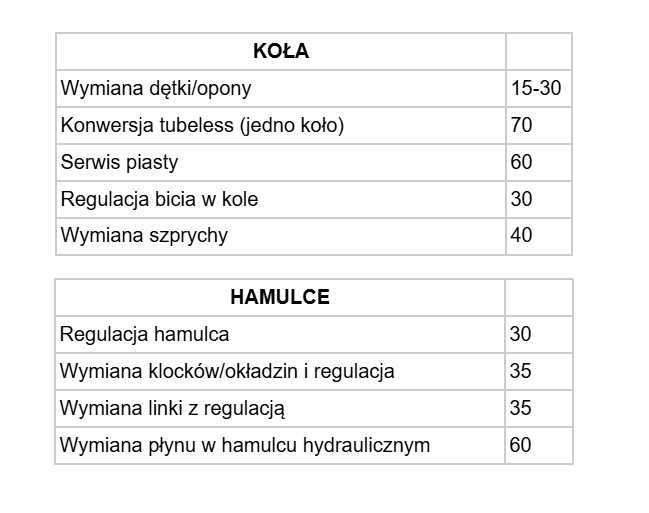 NAPRAWA ROWERÓW - odbiór i dostawa | Rokocin