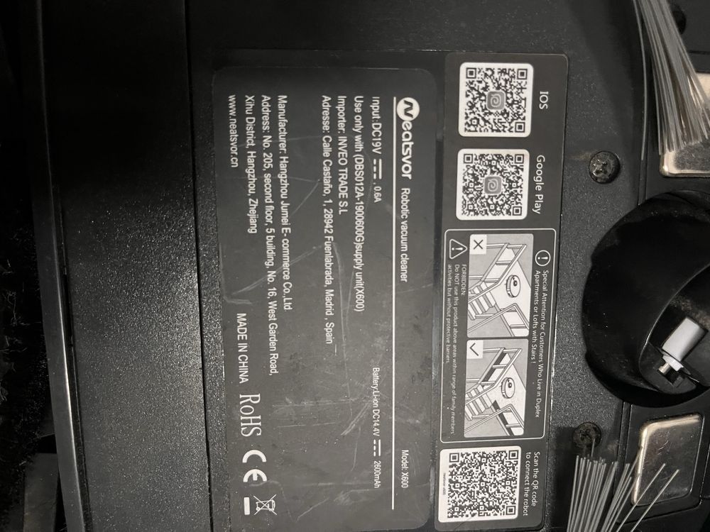 Vendo robot aspirador para peças