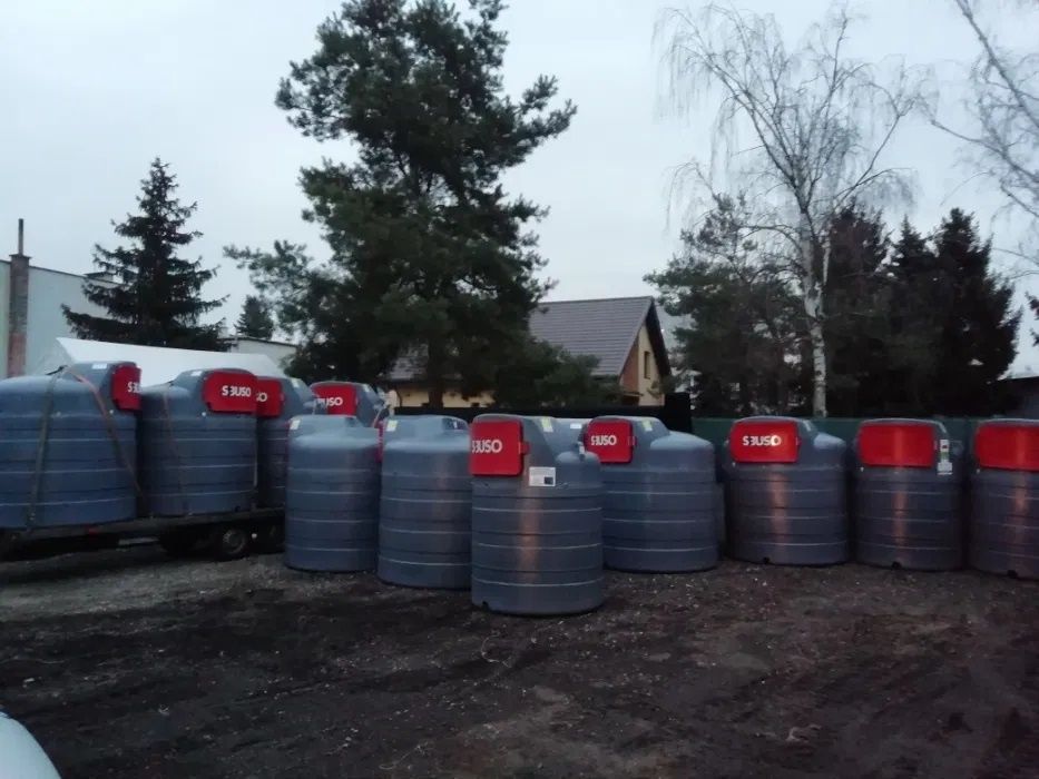 stacja paliw dwupłaszczowa ropa olej napędowy 2500 dowóz gratis brutto